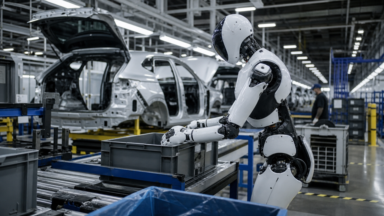 Пилоты гуманоидной фабрики BMW показывают, где физический ИИ появится первым