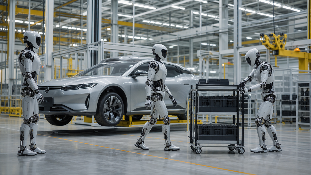 Китайские автопроизводители осваивают гуманоидных роботов на фоне снижения доходности автомобилей