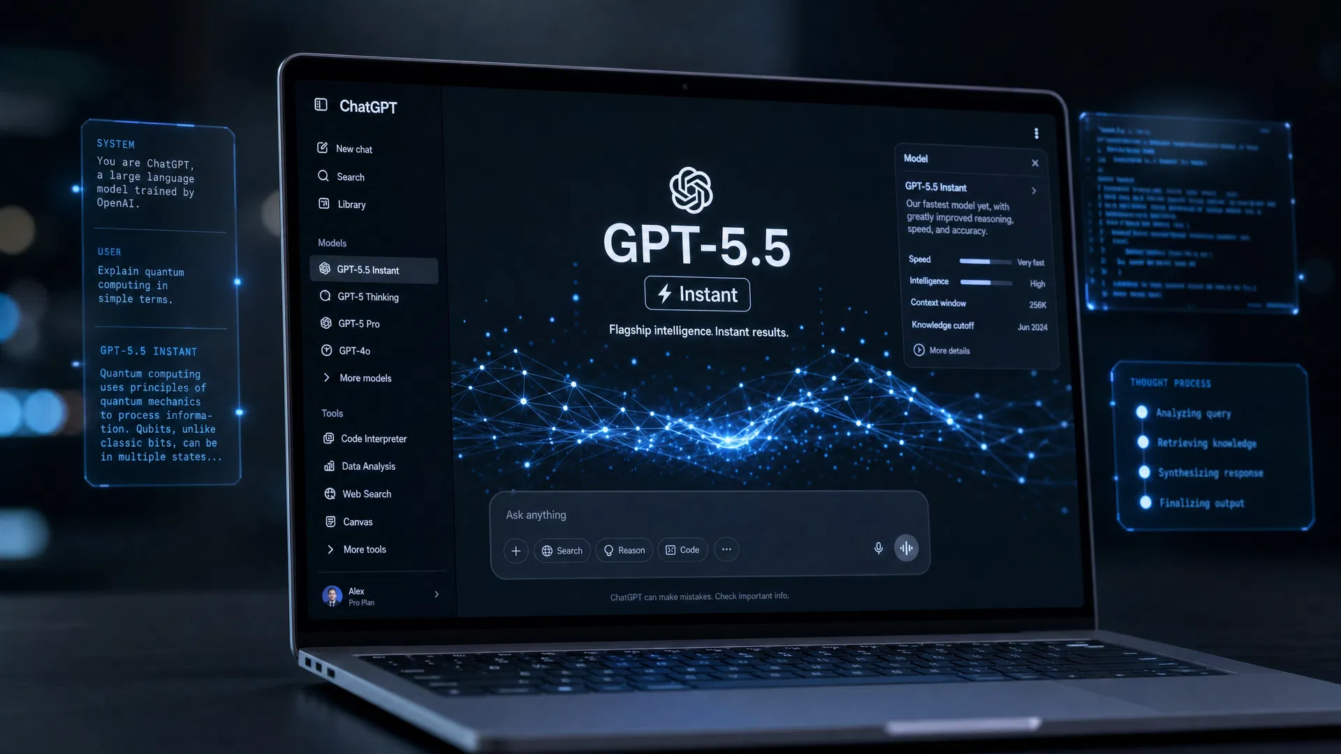 OpenAI обновляет стандартную модель ChatGPT до GPT-5.5 Instant — на 52% меньше ошибок распознавания