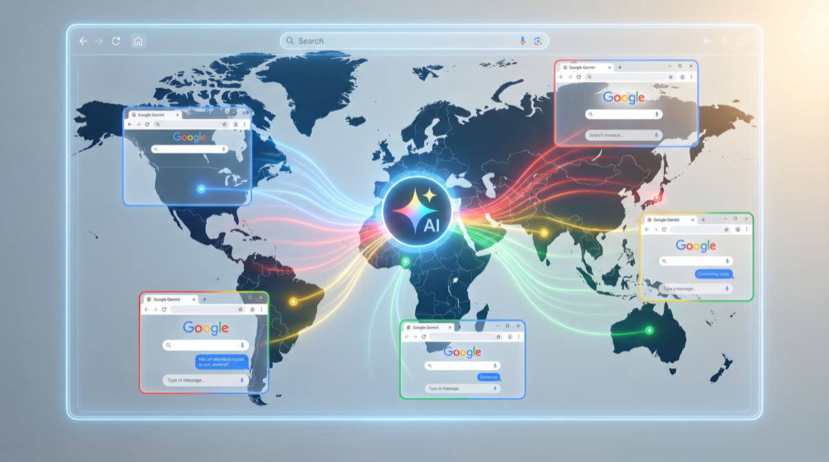 Google расширяет доступ к Gemini в Chrome ещё на семь стран, отменяя эксклюзивность для США