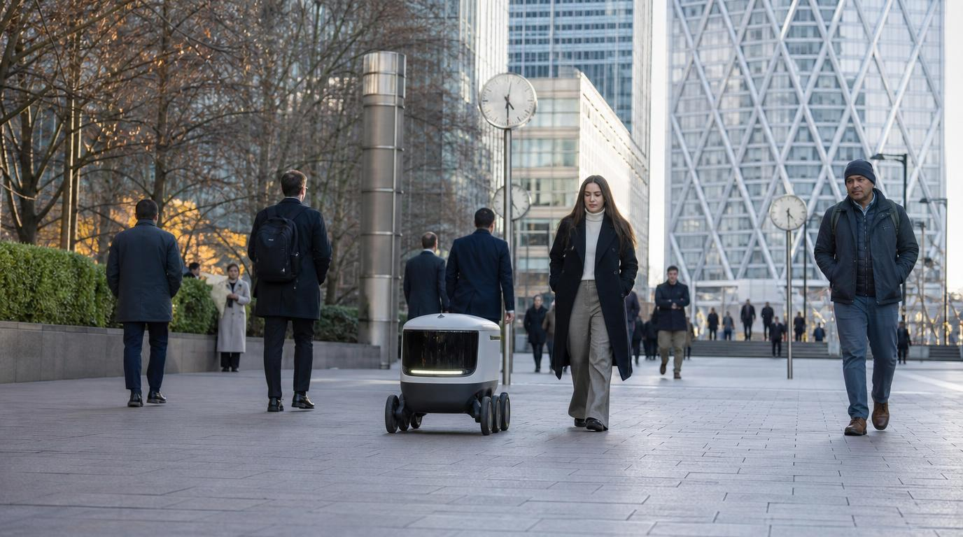 Deliveroo и Coco Robotics планируют запуск доставки по тротуарам в Великобритании